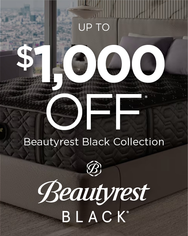 up to $1000 off Beautyrest Black Collection